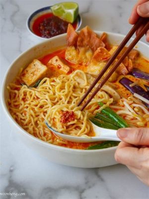  커리 mee: 매콤하면서도 시원한 맛의 말레이시아 조언을 받아보세요!